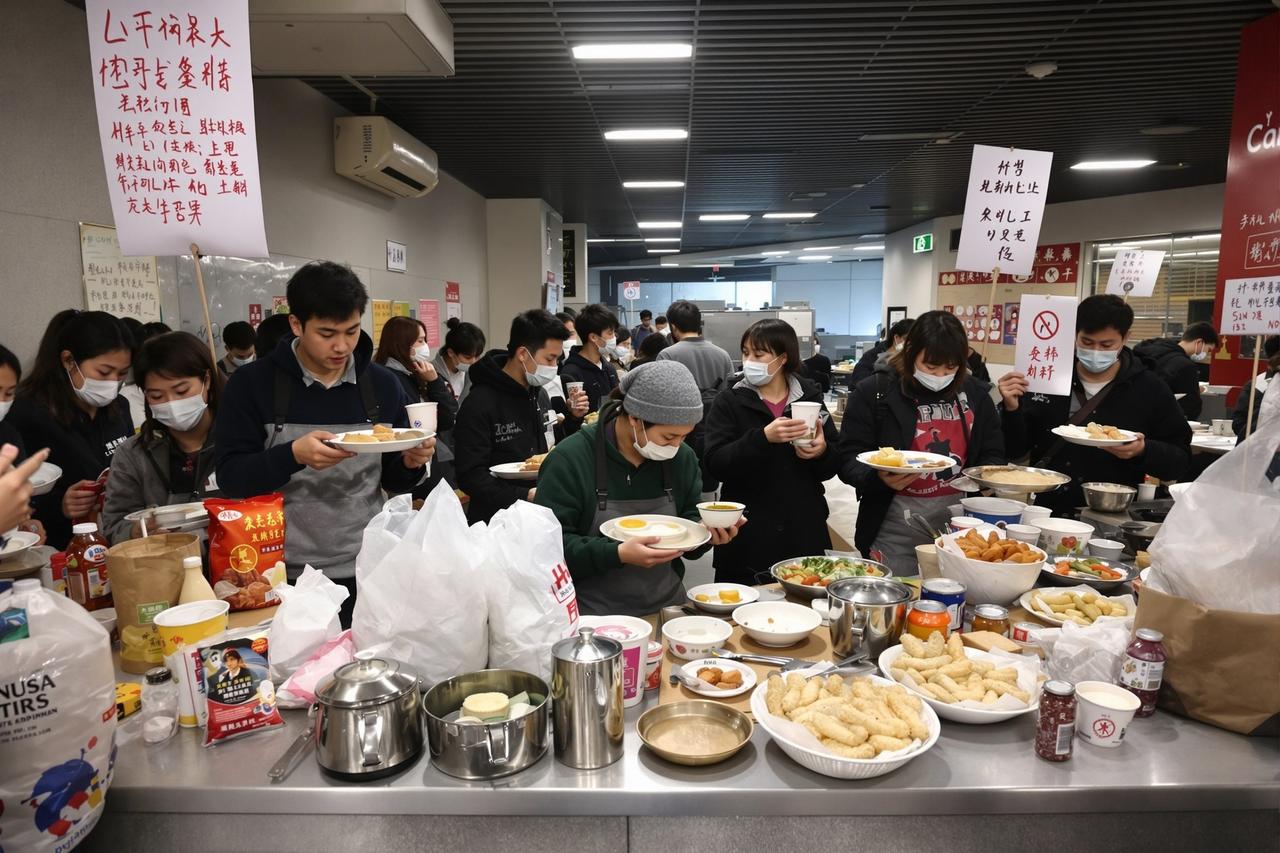 高校食堂饭菜价格暴涨引发学生集体抗议，校方紧急回应